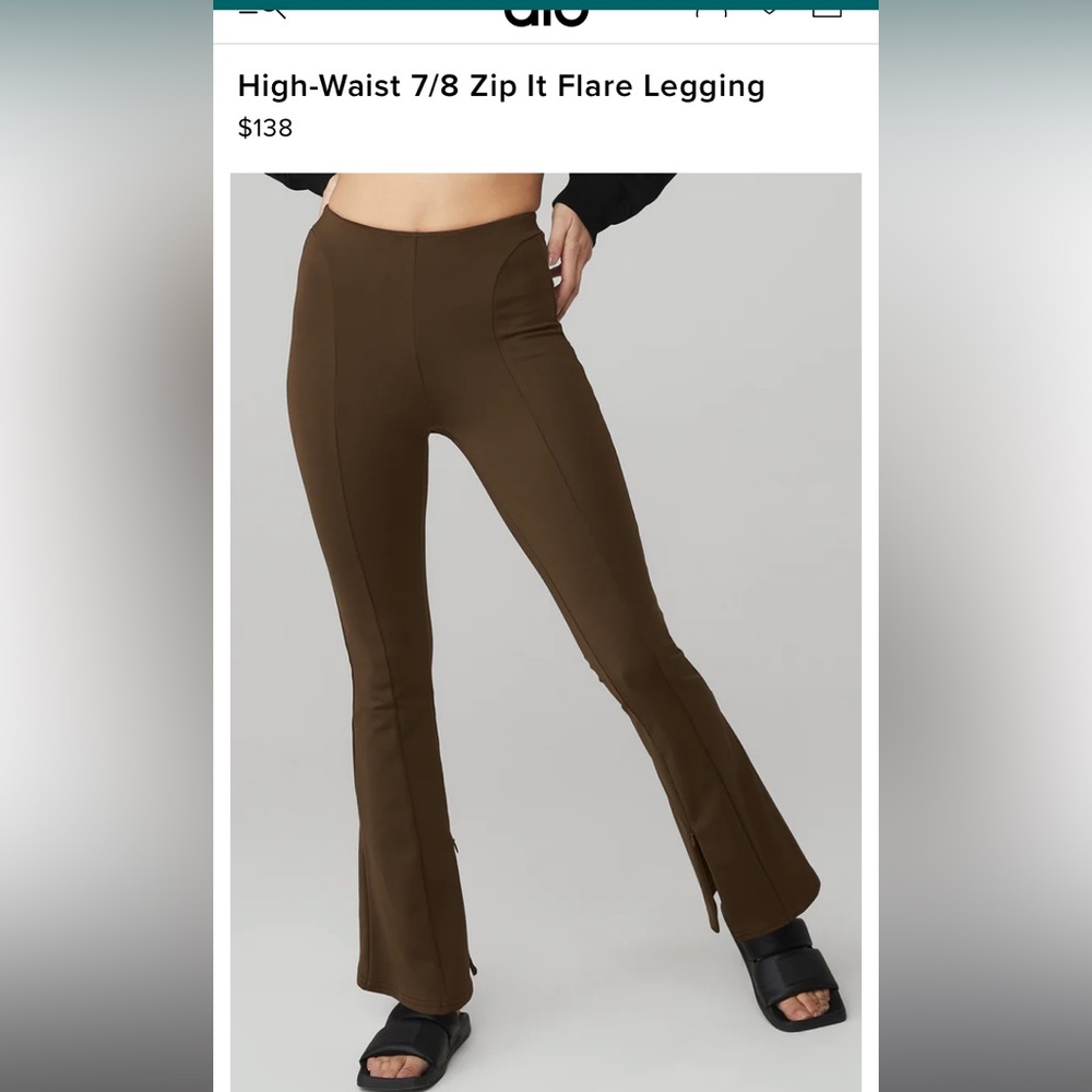 Alo Yoga 7/8 Flare Leggings